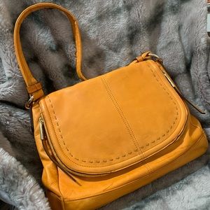 B. Makowsky Soft Leather Shoulder Handbag